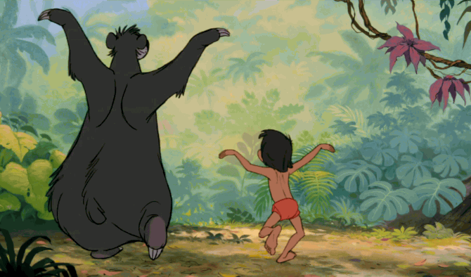 Baloo en el Libro de la selva